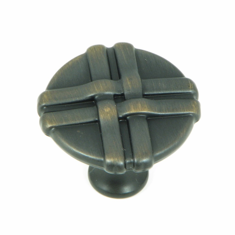 Weave 1-3/8" Cabinet Knob in Oil Rubbed Bronze